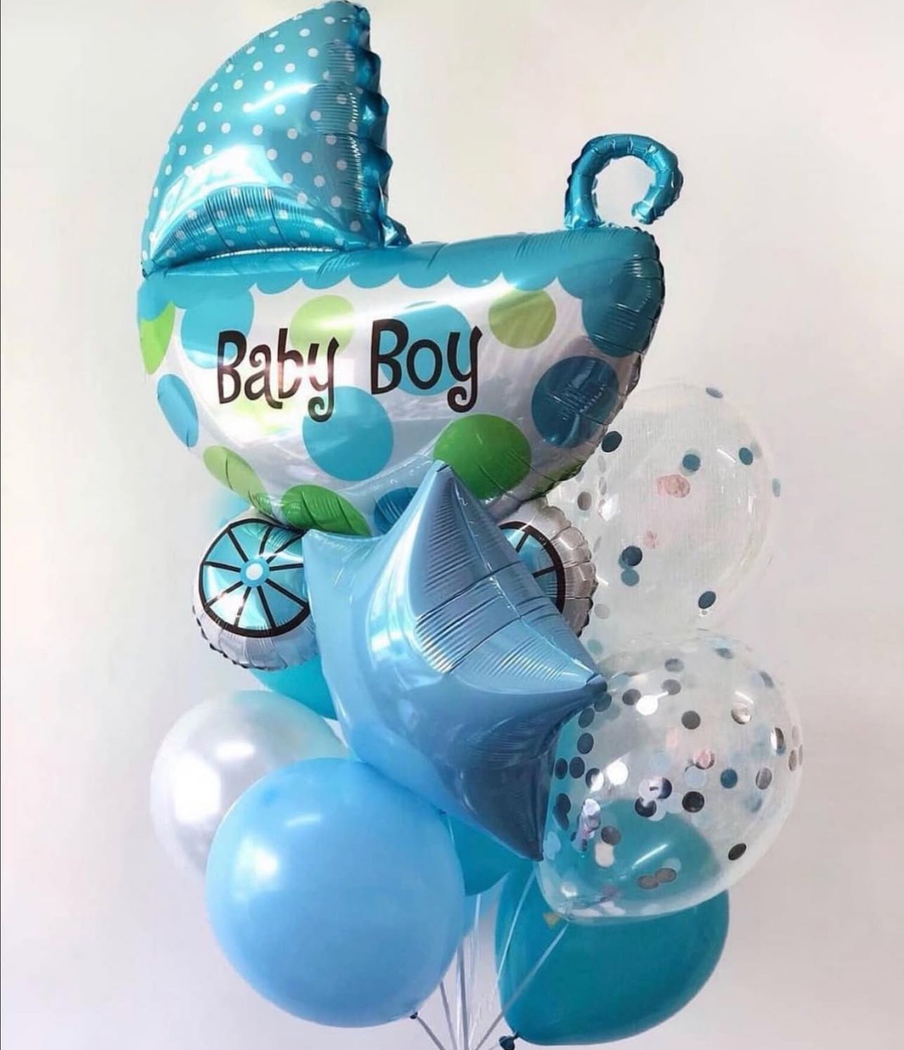 Welcome Baby Boy Balloon Set
