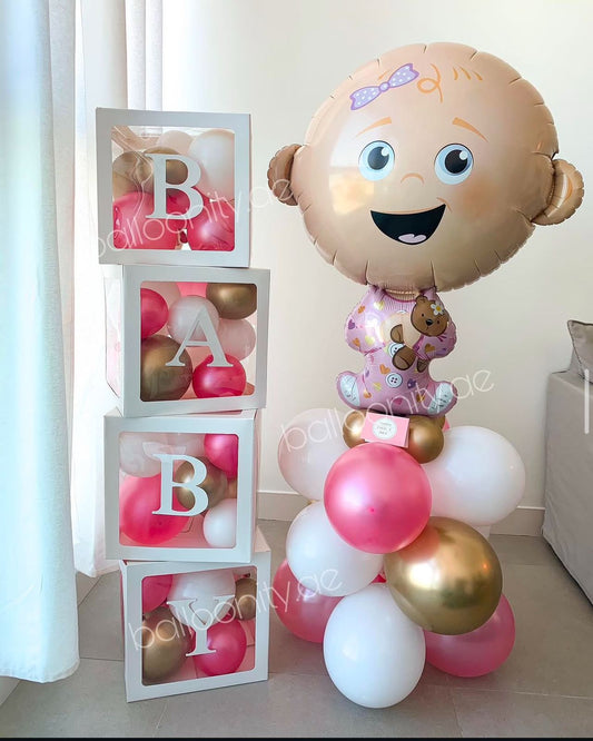 Welcome Baby Set: 4 Baby Boxes + Baby Stand